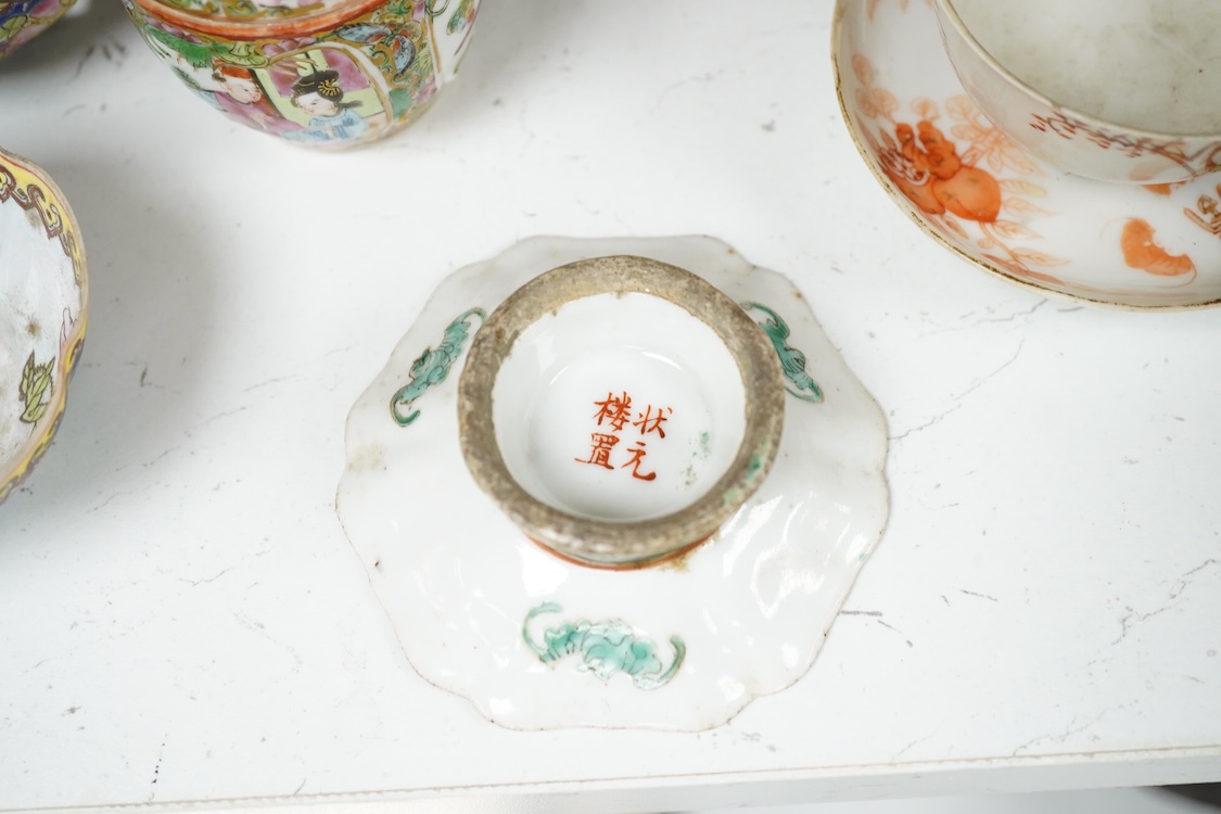 A small group of Chinese ceramics, 19th century and later